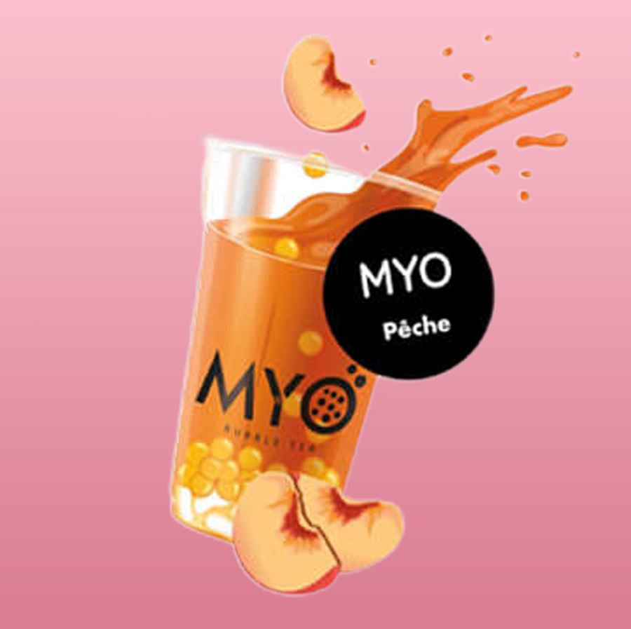 Bubble Tea Myo pêche
